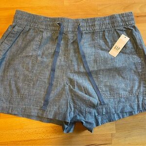 GAP Blue Shorts Relaxed Fit Elastic Waistband